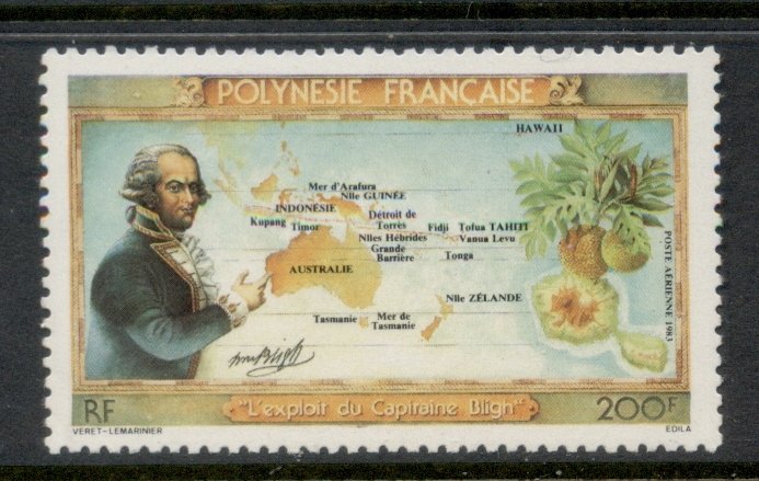 French Polynesia 1983 Capt. Bligh Voyage MUH