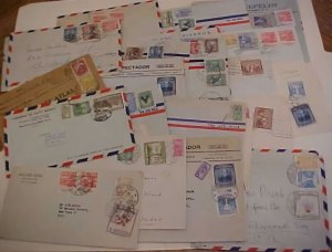COLOMBIA 26 SMALL COVERS 1940's MOSTLY TO USA