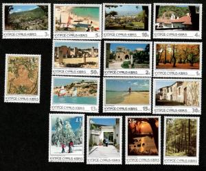 Cyprus 640-654 Mint NH!