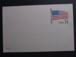 ​UNITED STATES-1987-UNITED STATES FLAG -MNH-POST CARD-VF WE SHIP TO WORLD WIDE