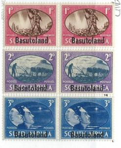 Basutoland  #29-31  (MLH) CV $2.10