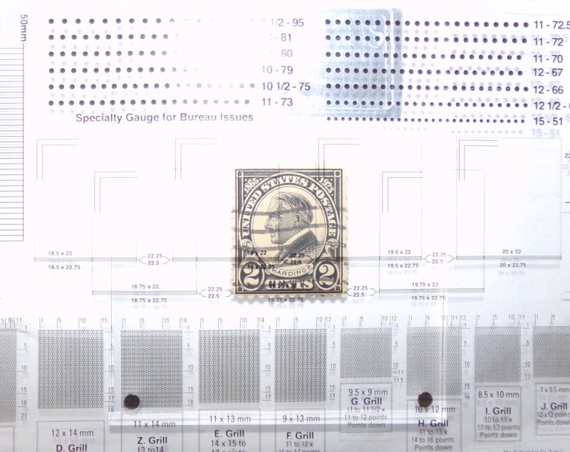 2c Harding, Rotary, Perf 11 (613) VERY RARE 100% Genuine Estate Find