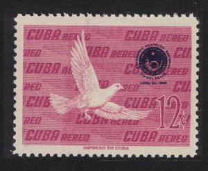 Caribic Plain Pigeon Bird Ovpt 1960 MH SG#952