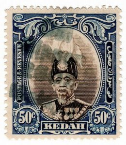 (I.B) Malaya States Revenue : Kedah Duty 50c (Japanese Occupation)