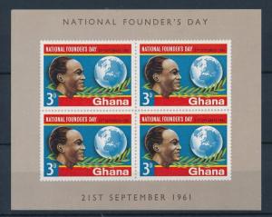 [36569] Ghana 1961 National founder day Souvenir Sheet MNH