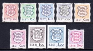 Estonia - Scott #200-208 - MNH - SCV $6.95