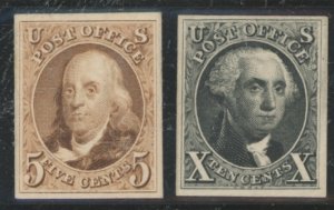 United States #3P4-4P4 Mint (NH) Single