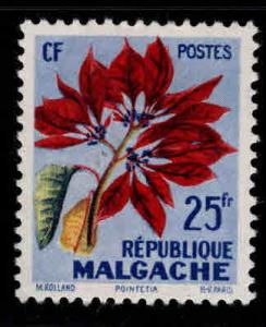 Madagascar Scott 302 MH* 1959 Flower stamp