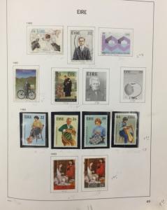 IRELAND collection, 1922-1996, DAVO album, Mint & Used. '17, $1423.