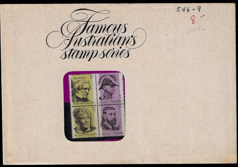 Australia 1973 Sc 5449a MNH vf presentation pack