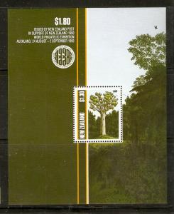 New Zealand   #959a  MNH Souv. Sheet (1990)  c.v. $4.25
