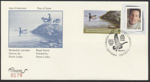 2006 Federal Wildlife Conservation FDC Brant Geese Rousseau Cachet Pierre Leduc