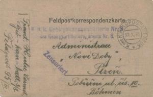 Austria 5h Emperor Franz Josef 1916 Zell am Ziller PPC (Zell am Ziller mit Ge...