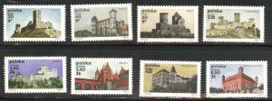 Poland Scott 1788-1795 MNH** 1971 Castle set