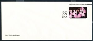 US Scott's # U627 29 Cent- Hillebrandia Flowers - No 10 Env.- Unused