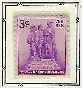 Catalog # 836 Single stamp Northwest Territory Sesquicentennial