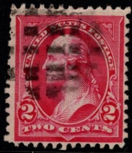 1895 US Scott #- 267 2 Cent George Washington Watermarked Type III Used