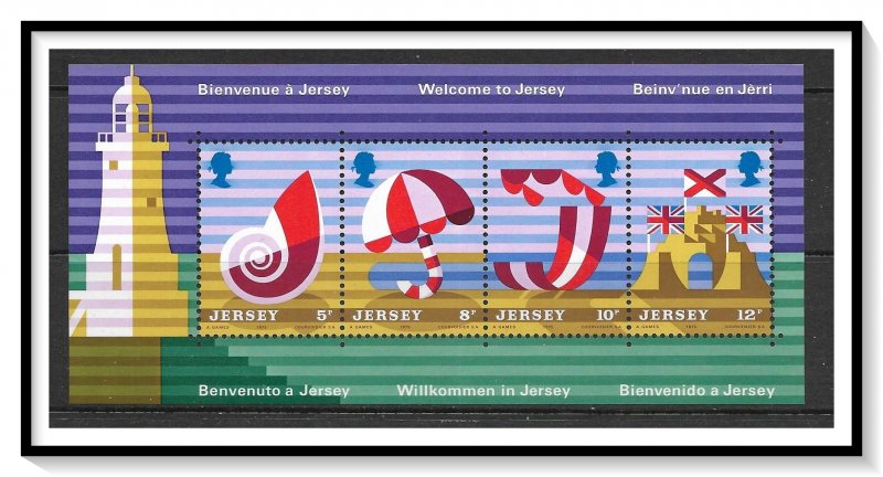 Jersey #127a Tourist Publicity Souvenir Sheet MNH