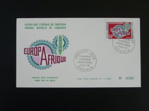 cooperation Europe Afrique FDC Cameroon 1970