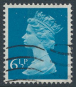 GB  Machin 6½p SG X872 1 band  Used SC# MH60  see scans & details