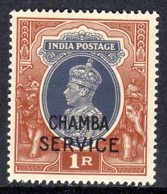 INDIA  --CHAMBA -1940-43- CHAMBA  SERVICE-- SG 083  1R  MNH 1 