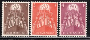 Luxembourg Scott # 329 - 331, mint nh