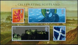 GB, (MS42) 2006 SGMSS153 Mini Sheet, CELEBRATING SCOTLAND, Mint (NH)