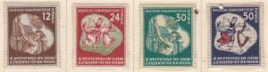 GERMANY DDR 1951 YOUTH PEACE CONGRESS MNH SET CAT.VAL.70.00