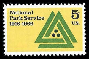 PCBstamps   US #1314 5c National Park Service, MNH,M (34)