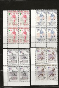 DOMINICAN REPUBLIC     SC # 474 - 8   C97 - 9      MNH