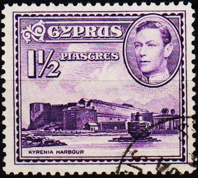 Cyprus.1938 1 1/2pi S.G.155a Fine Used