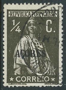 Azores, Sc #155, 1/4c Used