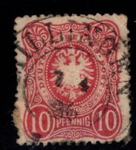 Germany Scott 39 Pfennig without the E Used stamp