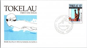 Worldwide First Day Cover, Olympics, Tokelau Islands