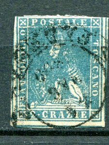 Tuscany #13  used  F-VF Cat $200  -  Lakeshore Philatelics