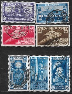 COLLECTION LOT OF 7 ITALY 1931+ CV + $33