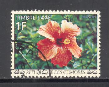 Comoro Islands Sc # J6 used (DT)