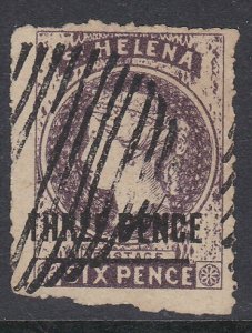 ST HELENA  An old forgery of a classic stamp................................D266