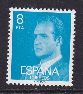 Spain   #1982  MNH  1977  King Juan Carlos I   8p