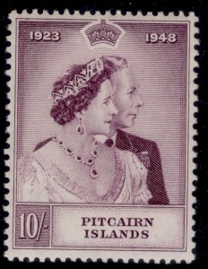 PITCAIRN ISLANDS GVI SG12, 10s mauve, M MINT. Cat £40.