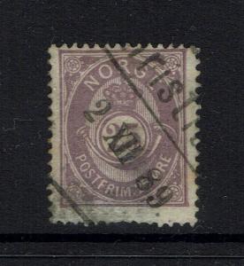 Norway SC# 45, Used, small lower thin - Lot 041617