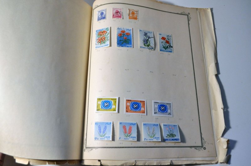 Lebanon Stamp Collection on 22 Scotts Pages Mint & Used - 1924-60s Liban Stamps