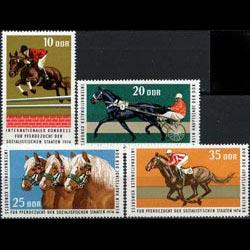 DDR 1974 - Scott# 1570-3 Horses Set of 4 NH