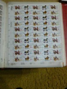 United States Scott 1415a -1418a the Christmas Toys Sheet of 50 Mint