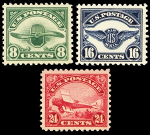 C4-6, Mint VF NH Three Airmail Stamps * Stuart Katz