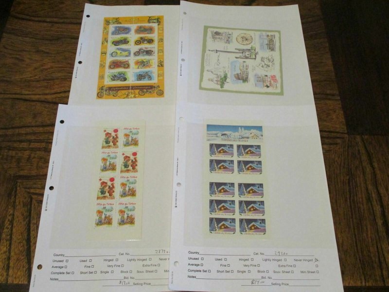 France Souvenir Sheet Lot - WDWPhilatelic #8