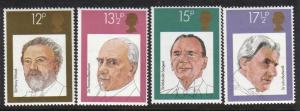 Britain #920-923 - mint set, English conductors