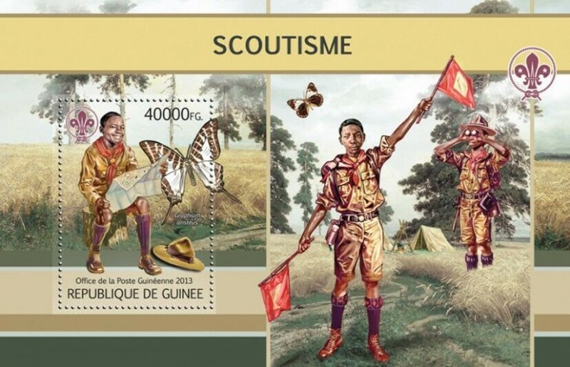 Guinea 2013 MNH - SCOUTS. Yvert&Tellier Code: 1502. Michel Code: 9776 / Bl.2218