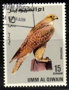 Bird, Eagle, Umm Al Qiwain stamp used