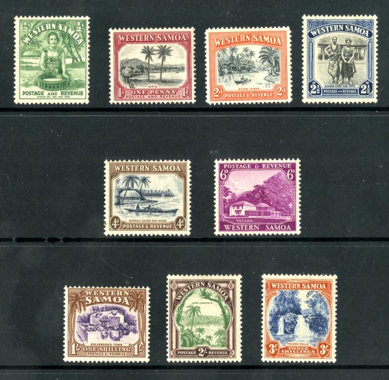 WESTERN SAMOA  164-74 MH SCV $10.00 BIN $4.50